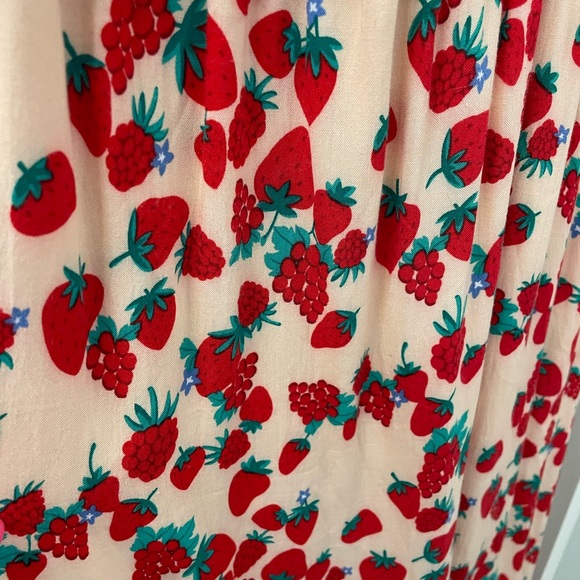 Betsey Johnson Strawberry Maxi - Picture 2 of 3